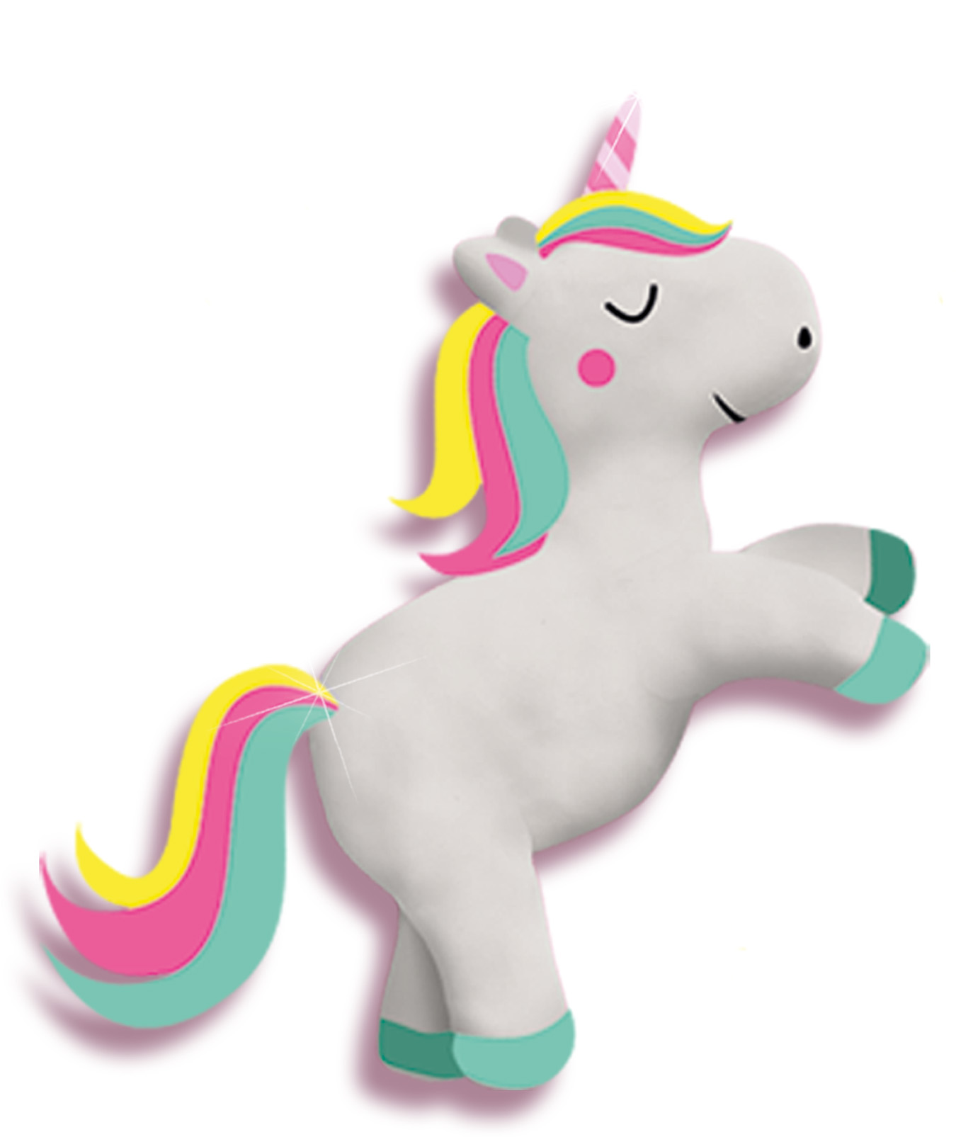 Pâte à modeler licorne 4×90 g – SES Creative