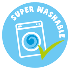 Het super washablej logo van SES Creative.