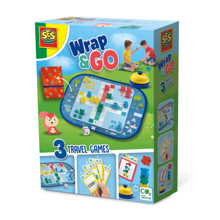 Wrap&Go reisspellen - Ludo - Kwartet - Speed blocks - 02236