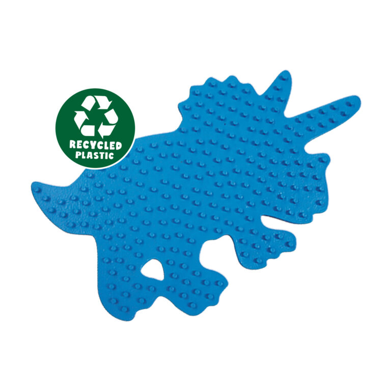 Green Beedz – Kit de perles à repasser tricératops – SES Creative