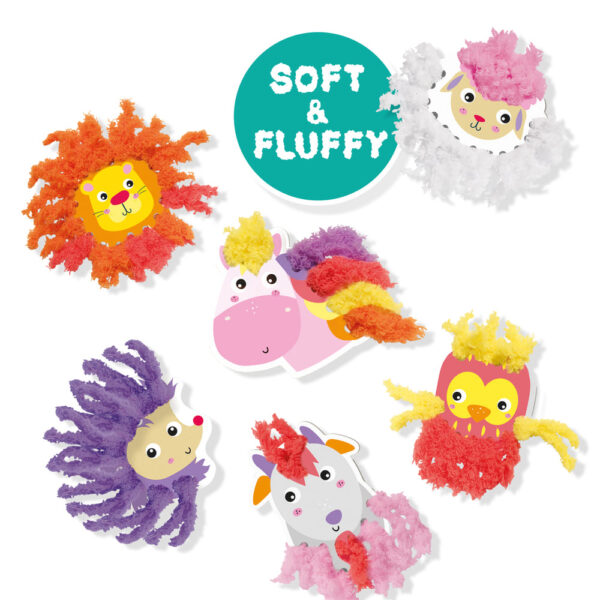 Fluffy loops - Soft yarn animals - SES Creative