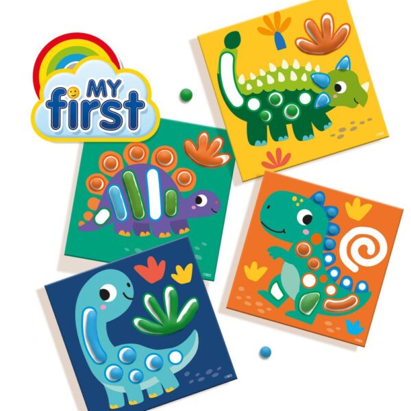 My first - Dough activity cards dinos - SES Creative